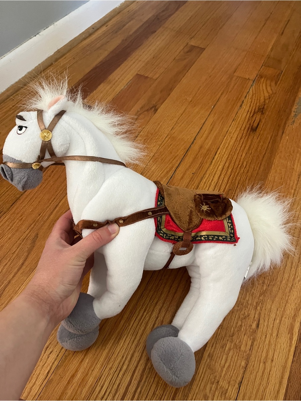 Disney Store Maximillian toy horse stuffed animal plush 15” Tangled Rapunzel